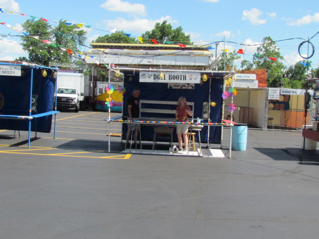 Unpacking the booth