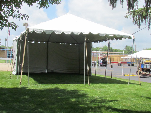Unpacking the booth