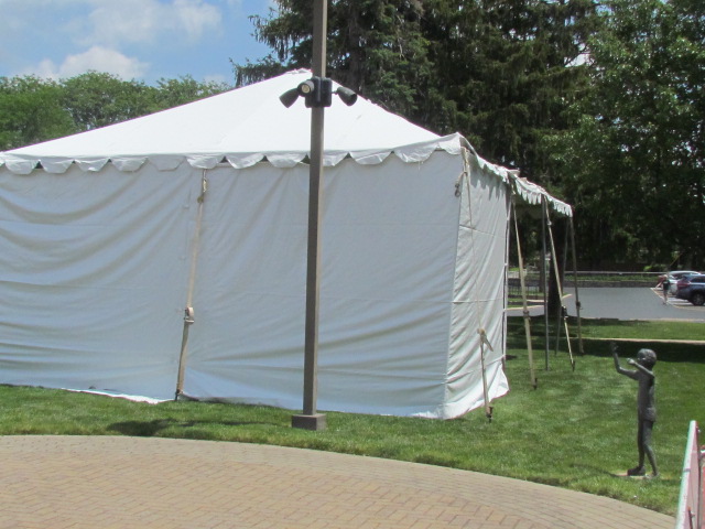 Unpacking the booth