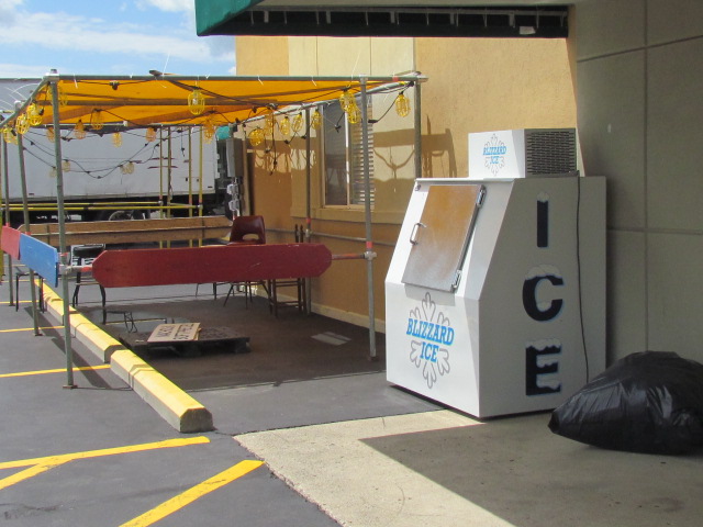 Unpacking the booth