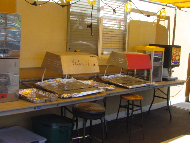 Unpacking the booth
