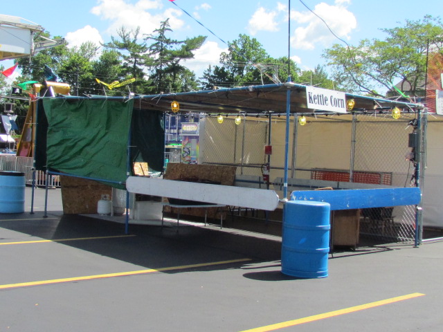 Unpacking the booth