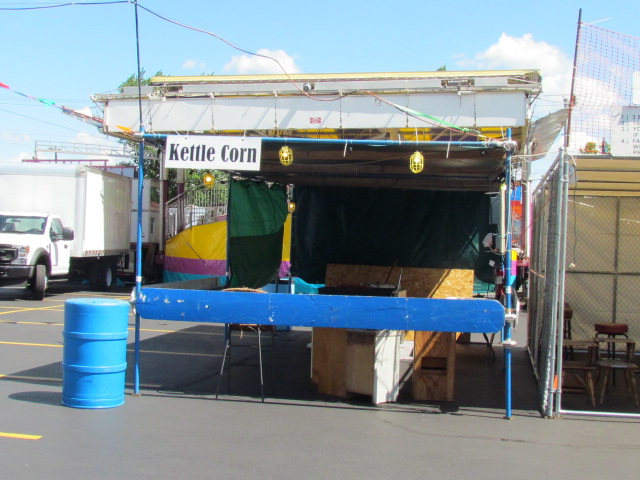 Unpacking the booth