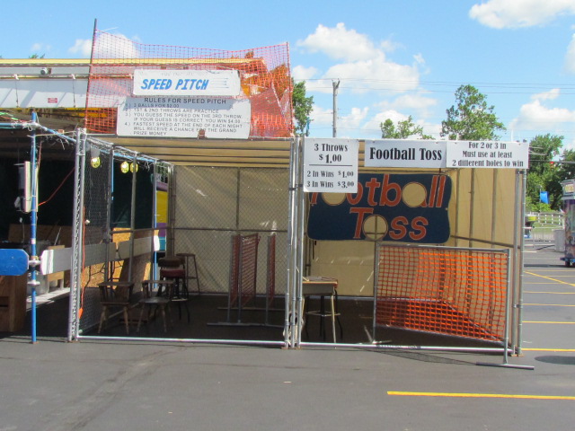Unpacking the booth